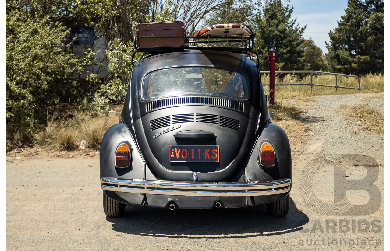 8/1970 Volkswagen Beetle 2d Sedan Black / Red 1.6L - Modified