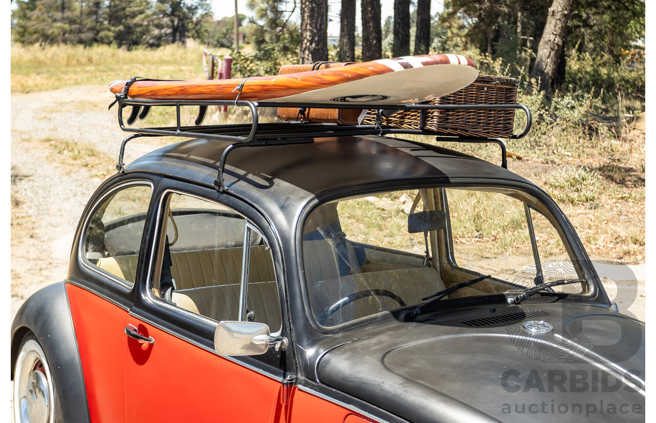 8/1970 Volkswagen Beetle 2d Sedan Black / Red 1.6L - Modified
