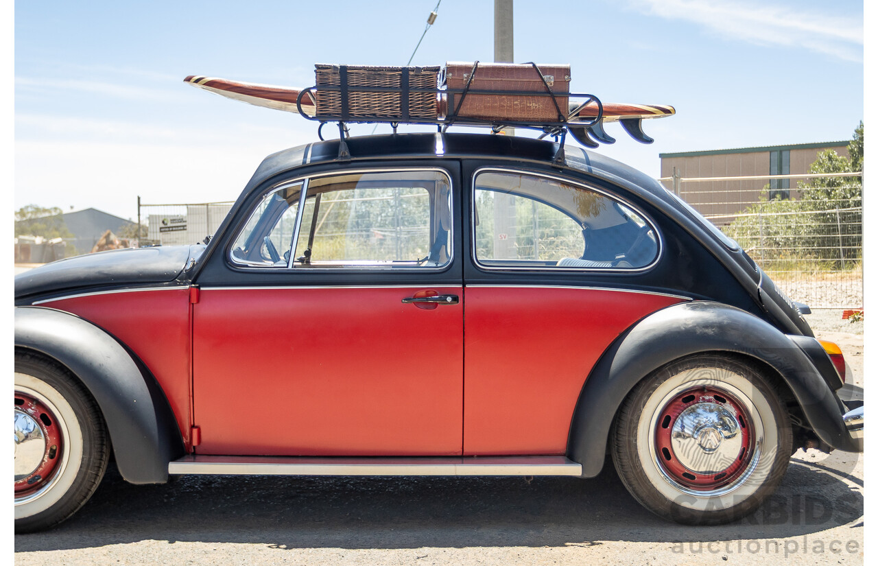 8/1970 Volkswagen Beetle 2d Sedan Black / Red 1.6L - Modified