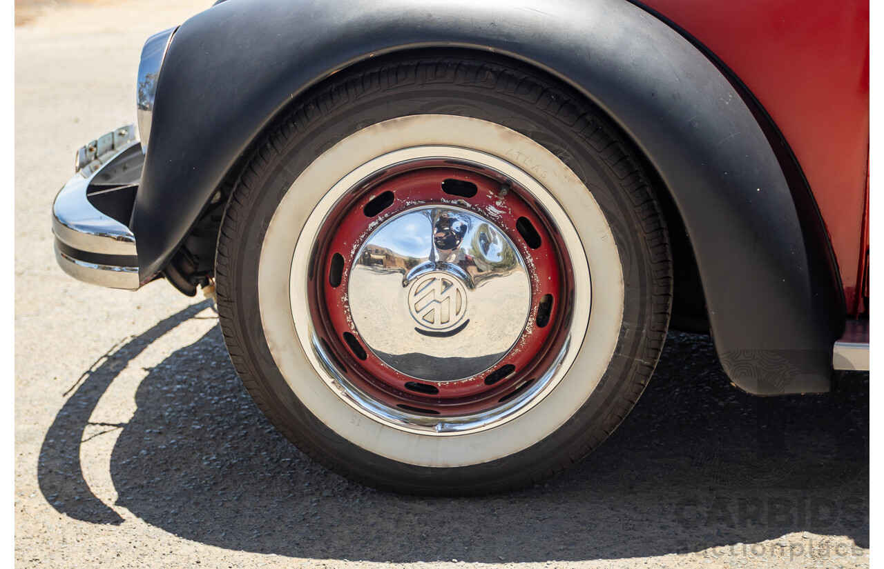 8/1970 Volkswagen Beetle 2d Sedan Black / Red 1.6L - Modified