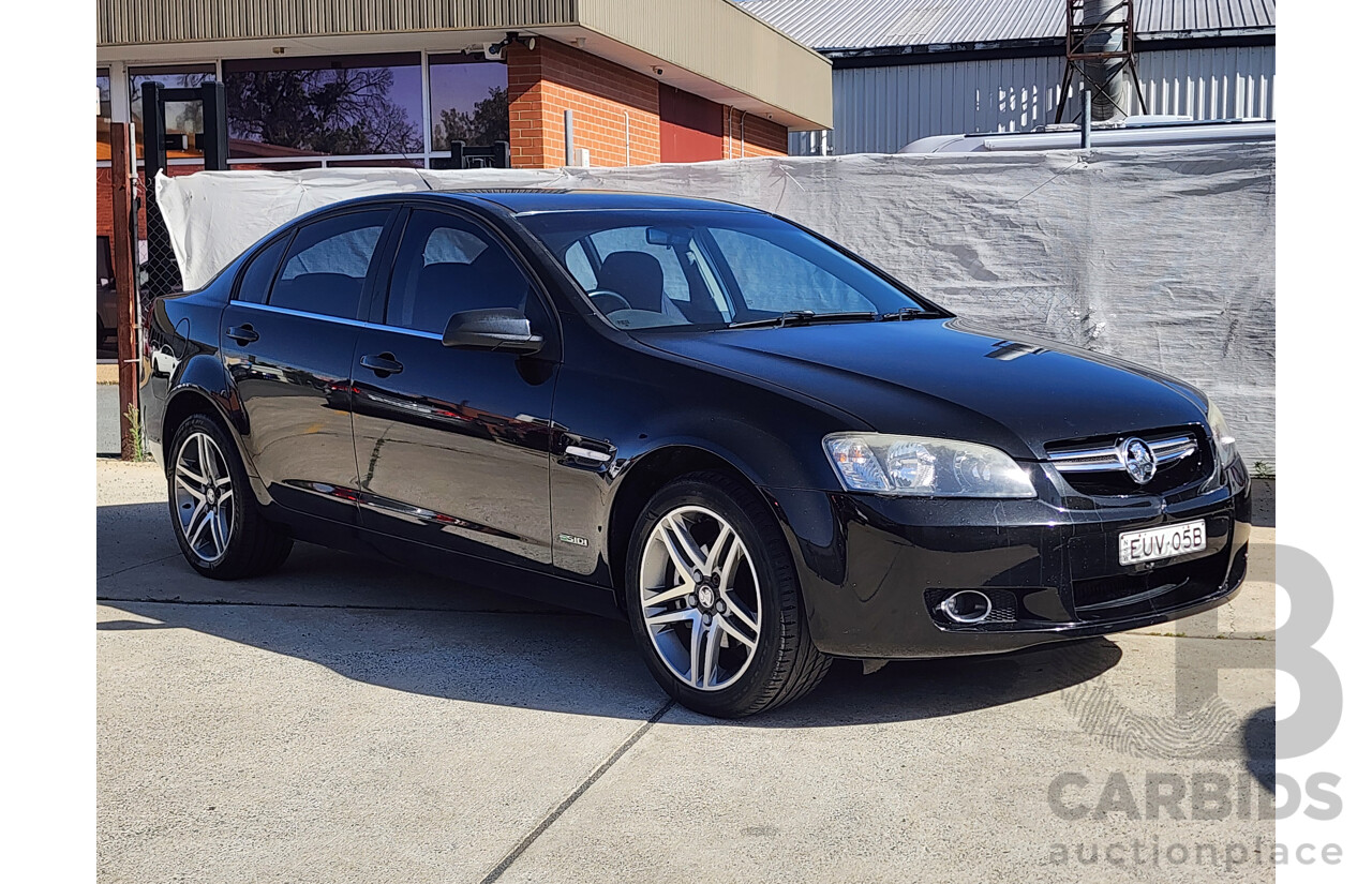 2/2010 Holden Berlina VE MY10 4d Sedan Black 3.0L