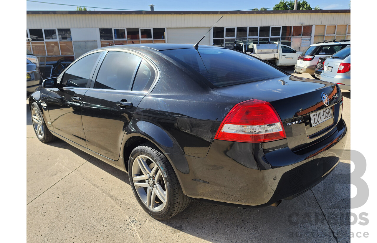 2/2010 Holden Berlina VE MY10 4d Sedan Black 3.0L