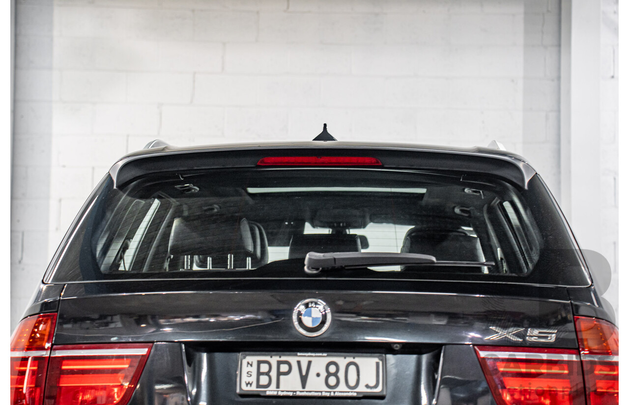 7/2010 BMW X5 xDrive40d Sport E70 MY10 4d Wagon Black Sapphire Metallic Twin Turbo Diesel 3.0L
