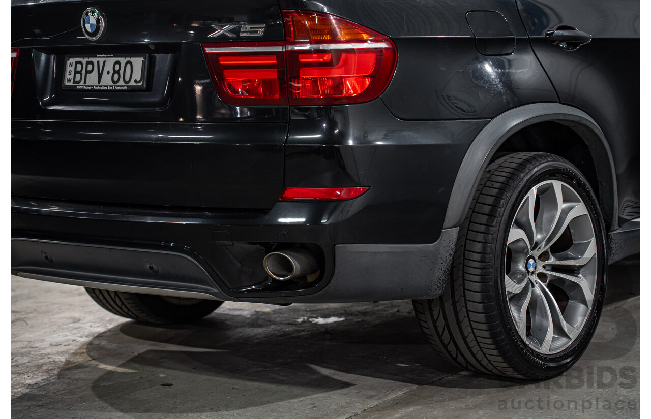 7/2010 BMW X5 xDrive40d Sport E70 MY10 4d Wagon Black Sapphire Metallic Twin Turbo Diesel 3.0L