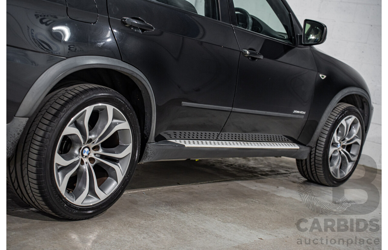 7/2010 BMW X5 xDrive40d Sport E70 MY10 4d Wagon Black Sapphire Metallic Twin Turbo Diesel 3.0L