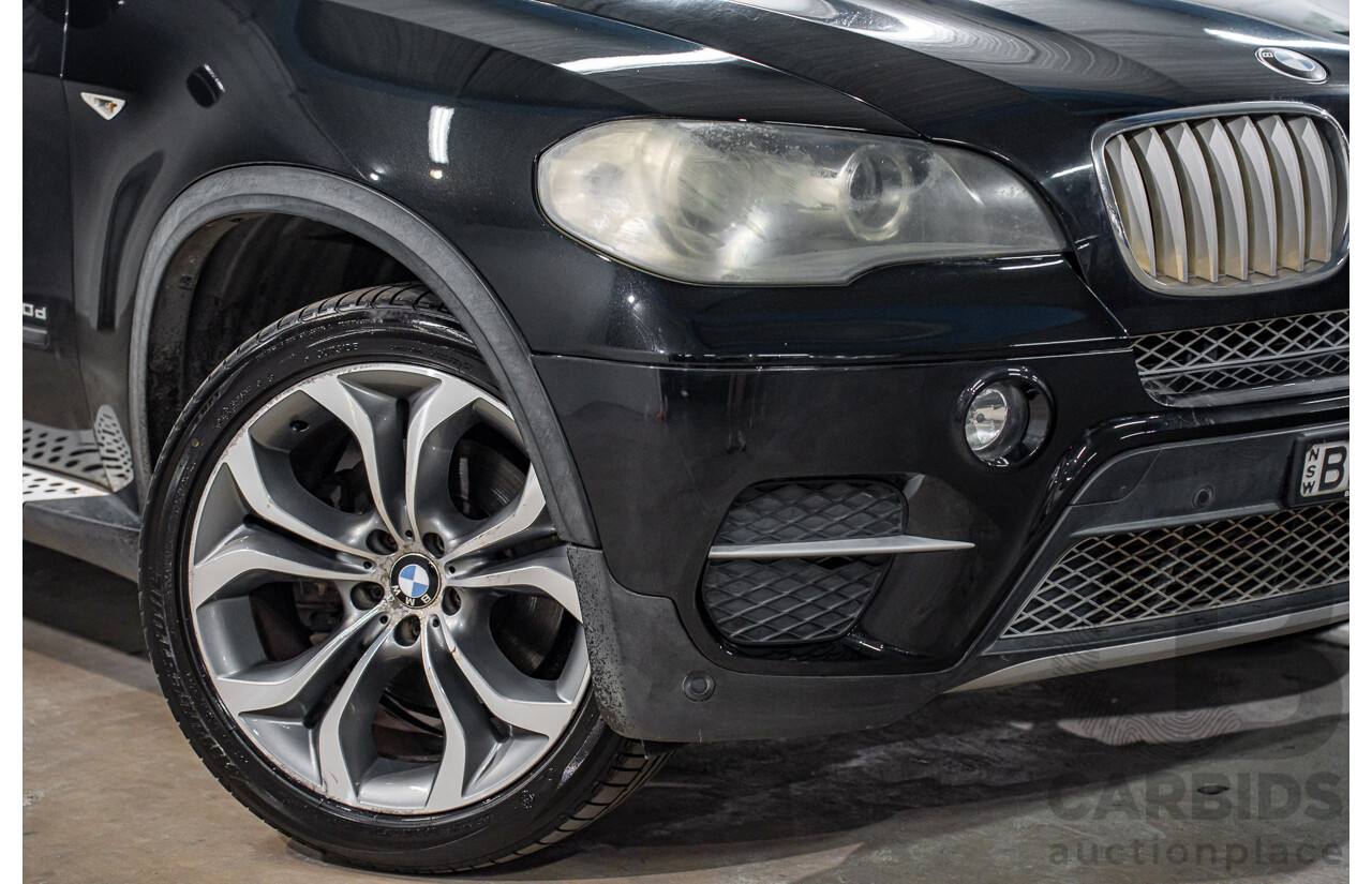 7/2010 BMW X5 xDrive40d Sport E70 MY10 4d Wagon Black Sapphire Metallic Twin Turbo Diesel 3.0L