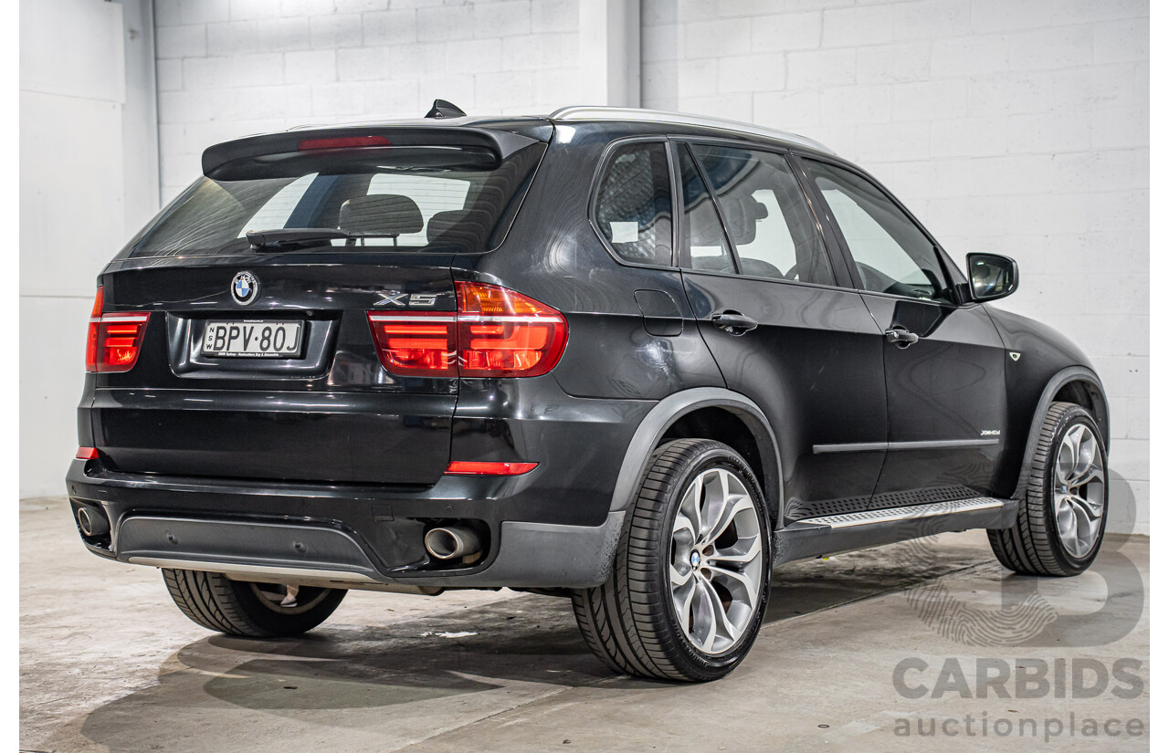 7/2010 BMW X5 xDrive40d Sport E70 MY10 4d Wagon Black Sapphire Metallic Twin Turbo Diesel 3.0L