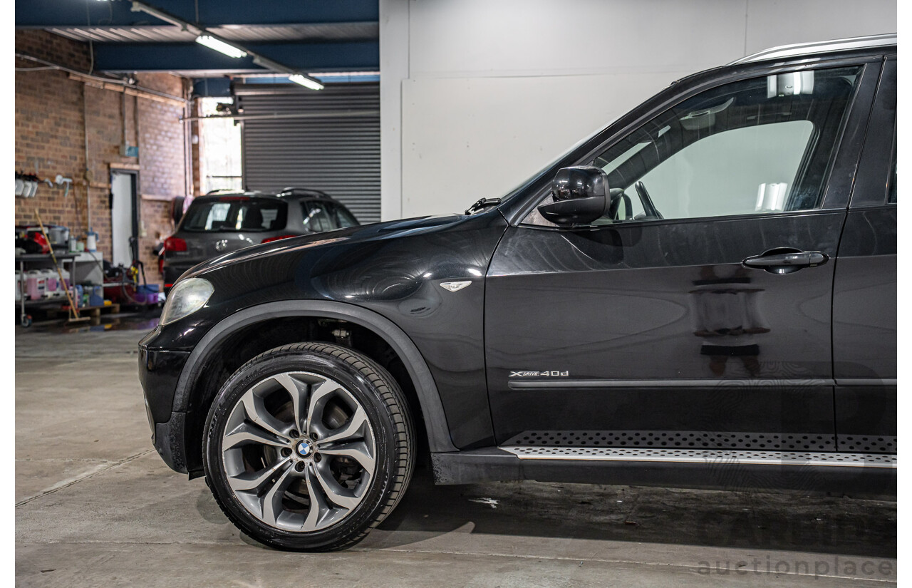 7/2010 BMW X5 xDrive40d Sport E70 MY10 4d Wagon Black Sapphire Metallic Twin Turbo Diesel 3.0L