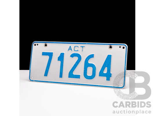 ACT 5-Digit Number Plate - 71264