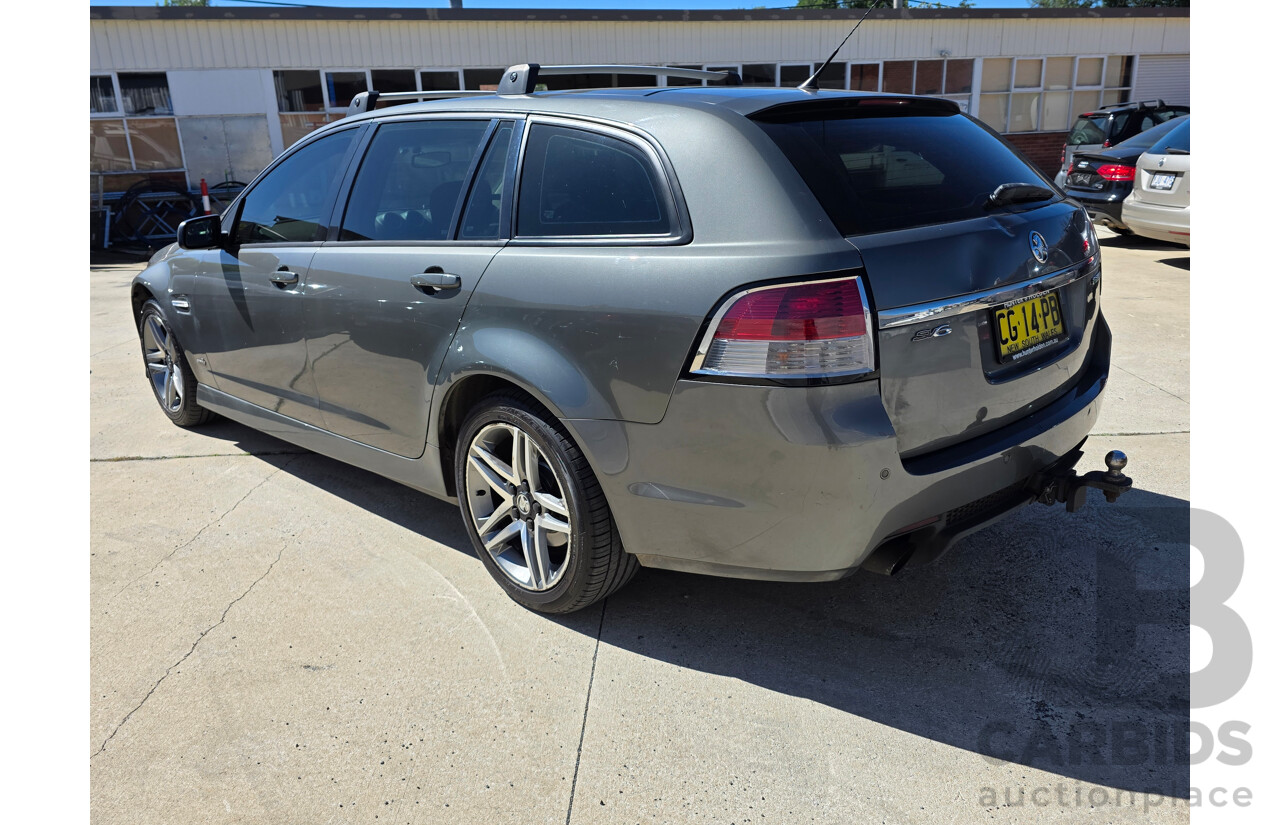 7/2011 Holden Commodore SV6 VE II 4d Sportwagon Grey 3.6L