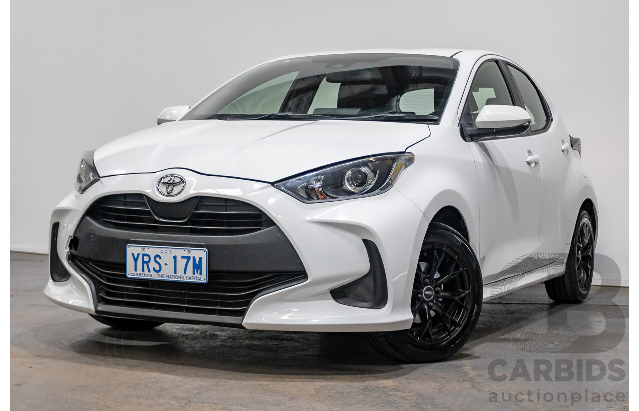 6/2020 Toyota Yaris Ascent Sport MXPA10R 5D Hatchback Glacier White 1.5L