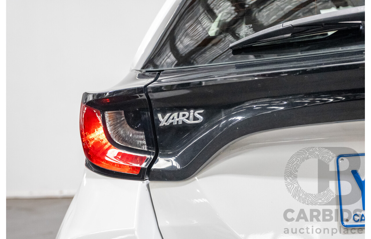 6/2020 Toyota Yaris Ascent Sport MXPA10R 5D Hatchback Glacier White 1.5L