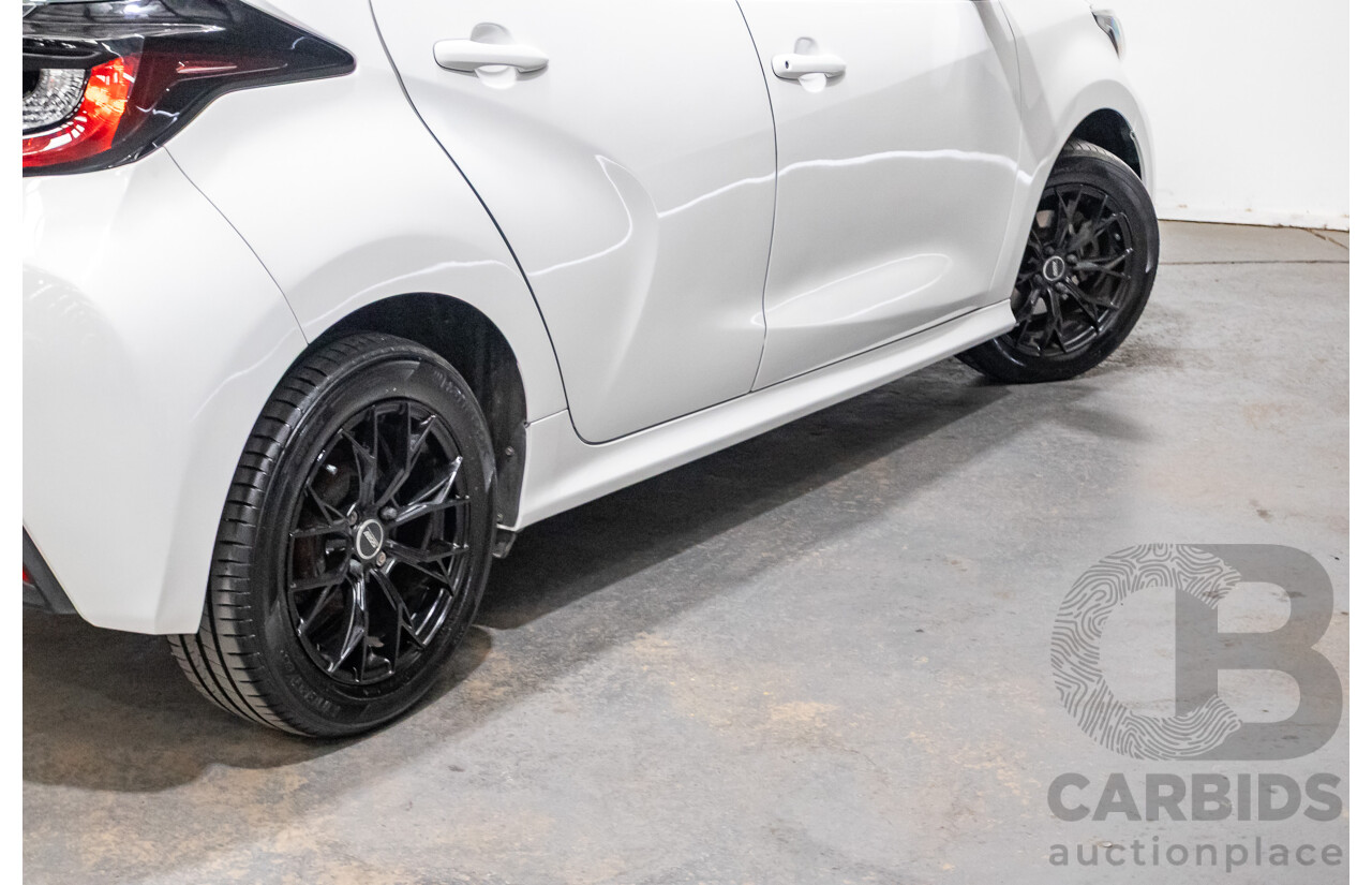 6/2020 Toyota Yaris Ascent Sport MXPA10R 5D Hatchback Glacier White 1.5L