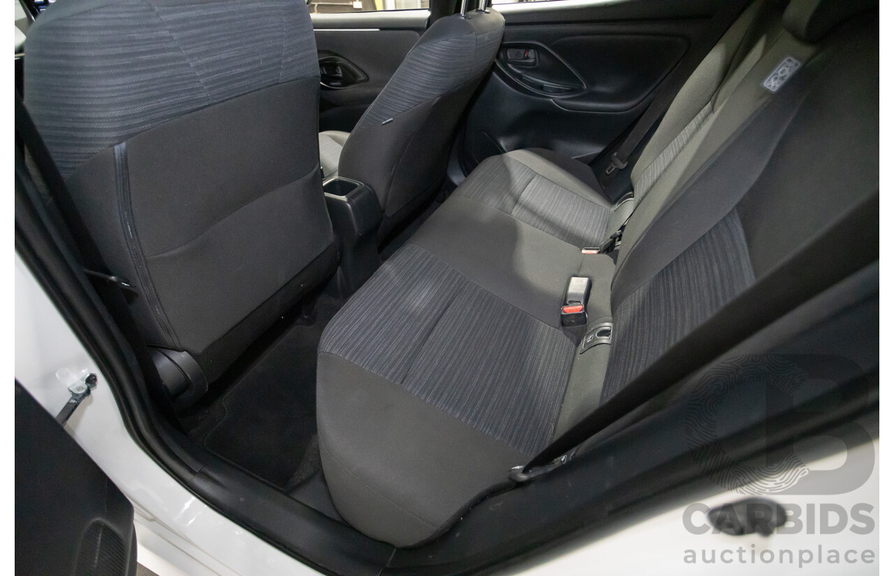 6/2020 Toyota Yaris Ascent Sport MXPA10R 5D Hatchback Glacier White 1.5L