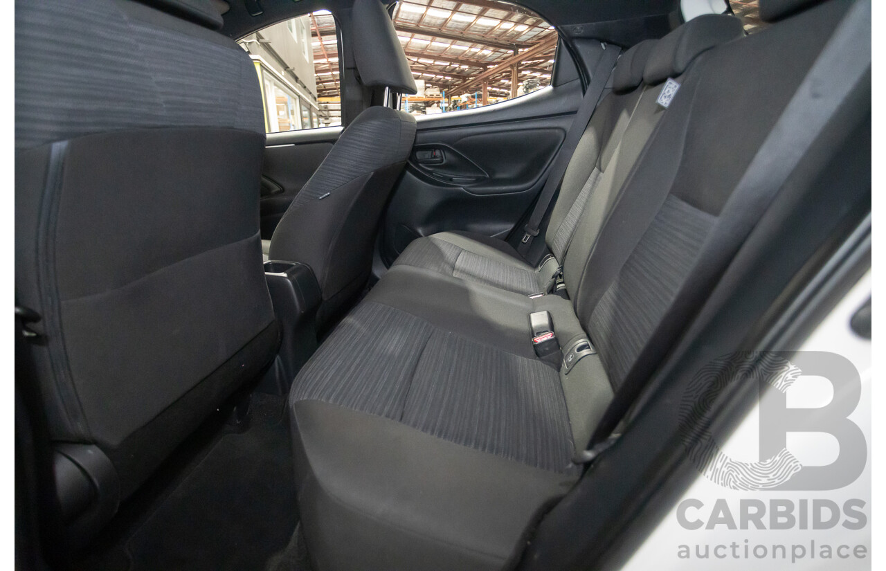 6/2020 Toyota Yaris Ascent Sport MXPA10R 5D Hatchback Glacier White 1.5L