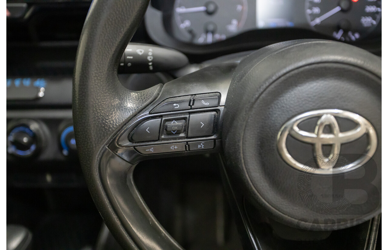 6/2020 Toyota Yaris Ascent Sport MXPA10R 5D Hatchback Glacier White 1.5L