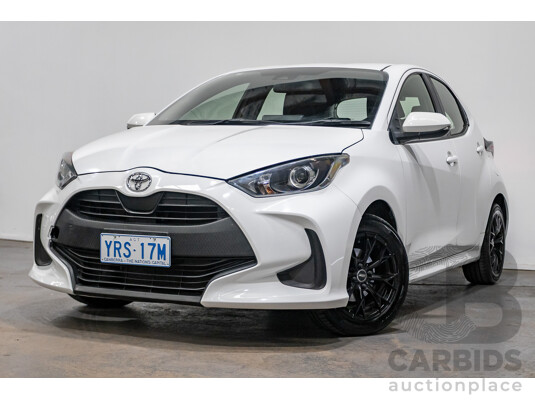 6/2020 Toyota Yaris Ascent Sport MXPA10R 5D Hatchback Glacier White 1.5L