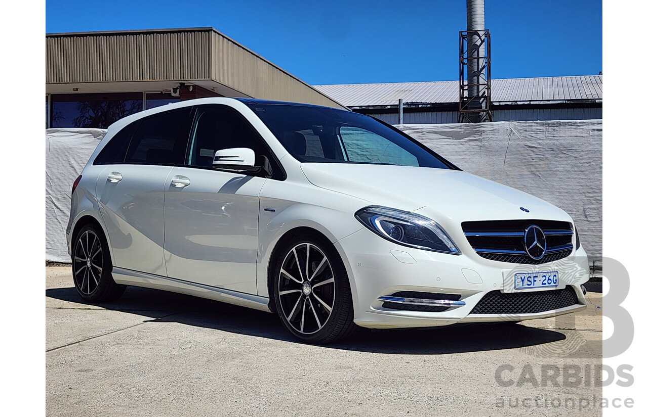 7/2012 Mercedes-Benz B200 BE 246 5d Hatchback White 1.6L