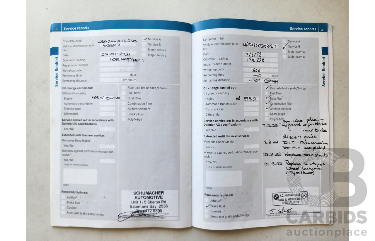 7/2012 Mercedes-Benz B200 BE 246 5d Hatchback White 1.6L