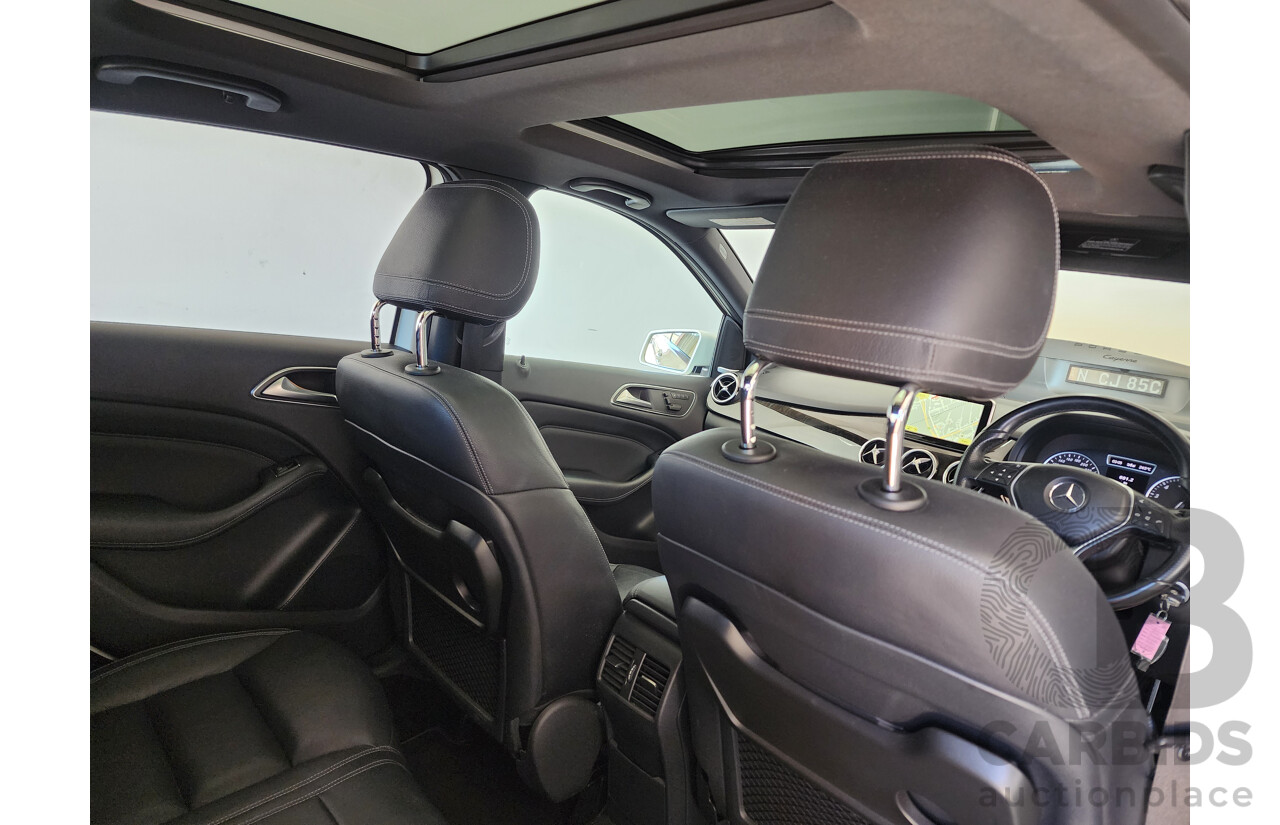 7/2012 Mercedes-Benz B200 BE 246 5d Hatchback White 1.6L