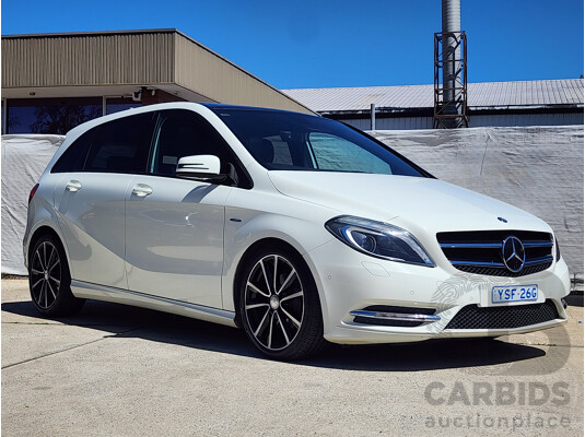 7/2012 Mercedes-Benz B200 BE 246 5d Hatchback White 1.6L