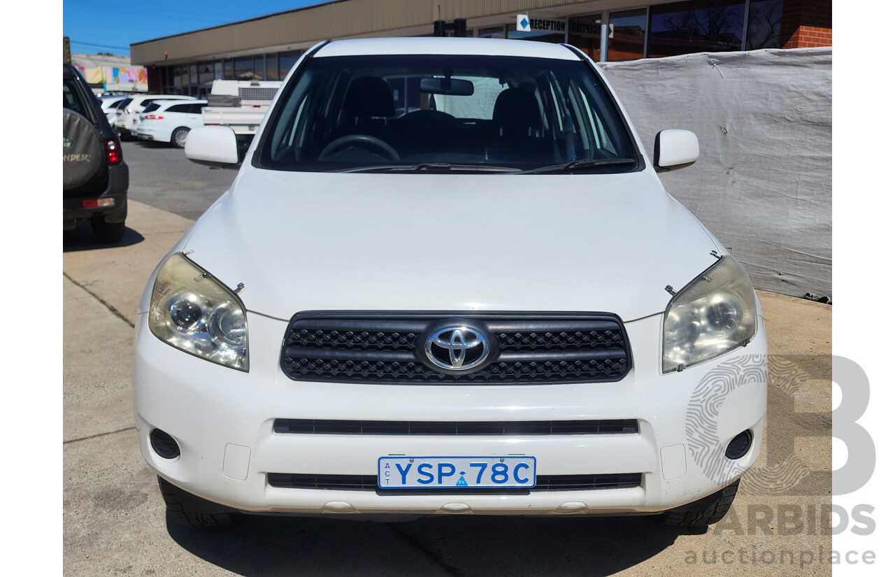 9/2006 Toyota Rav4 CV (4x4) ACA33R 4d Wagon White 2.4L