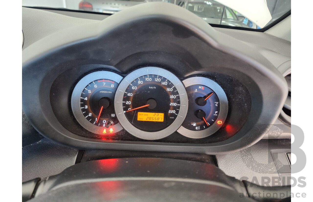 9/2006 Toyota Rav4 CV (4x4) ACA33R 4d Wagon White 2.4L