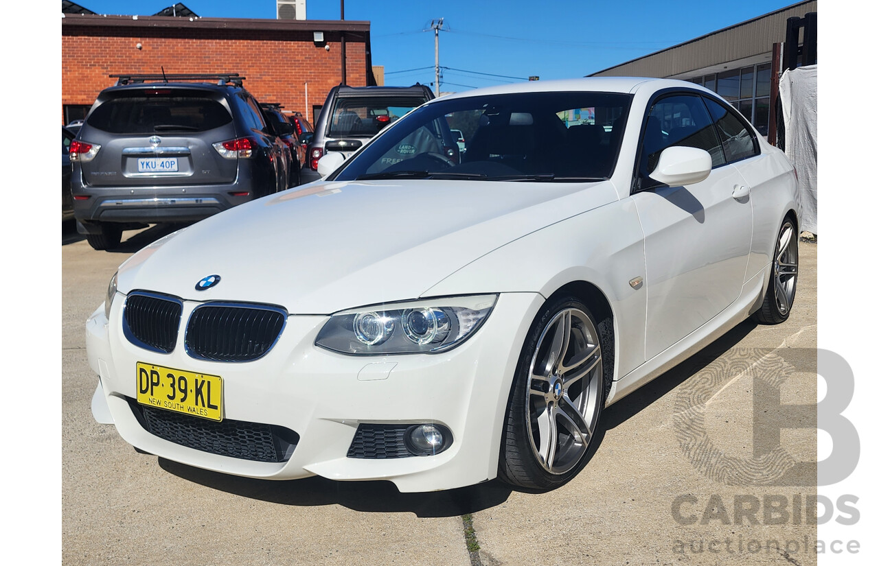 9/2011 Bmw 3 20d E92 MY11 2d Coupe White 2.0L