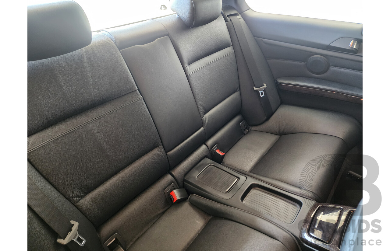 9/2011 Bmw 3 20d E92 MY11 2d Coupe White 2.0L