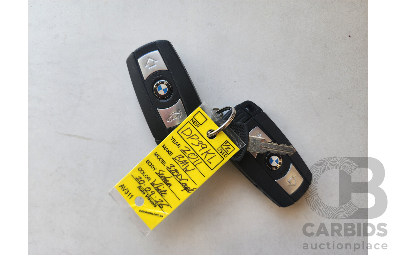 9/2011 Bmw 3 20d E92 MY11 2d Coupe White 2.0L