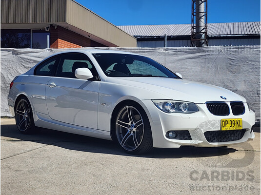 9/2011 Bmw 3 20d E92 MY11 2d Coupe White 2.0L