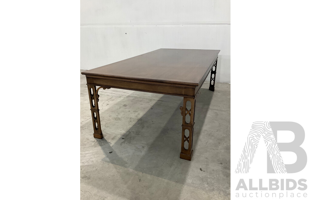 Chinese Chippendale Style Dining Table