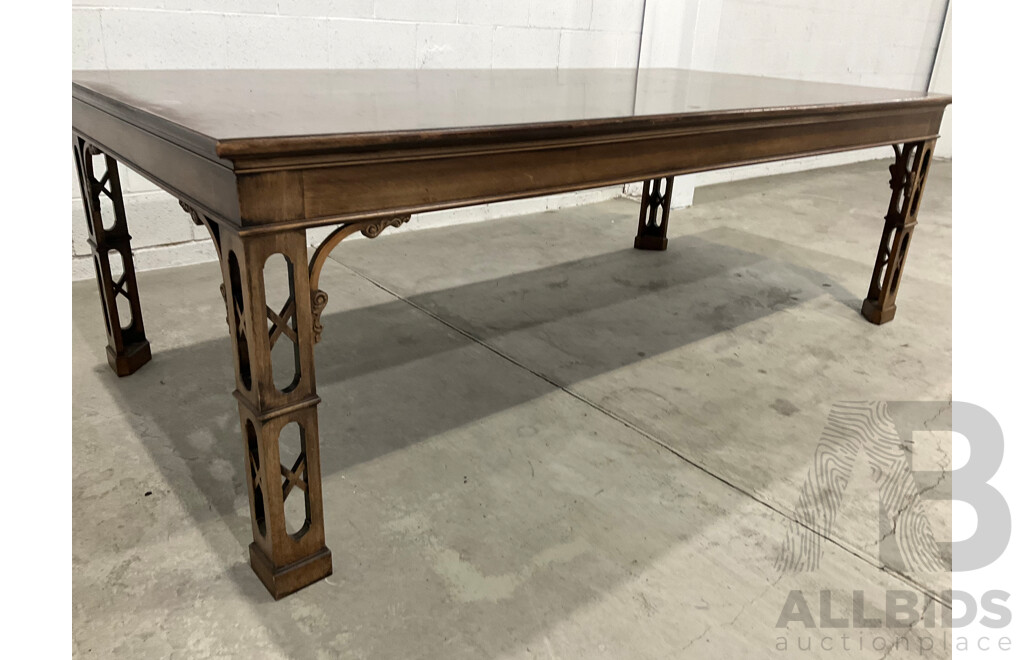 Chinese Chippendale Style Dining Table