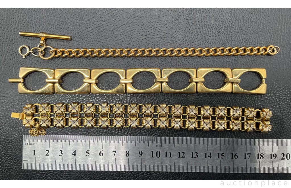 Collection of Vintage Jewellery Bracelet, Including OROTON and More - Lot of 3