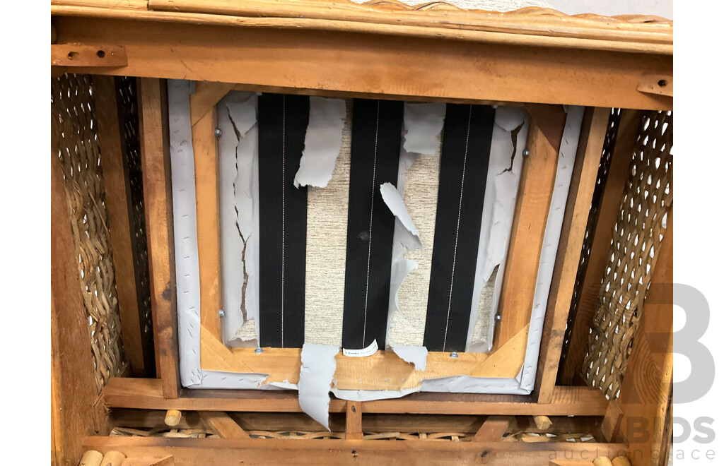 ISLANDER Five Piece Cane Outdoor Lounge Suite