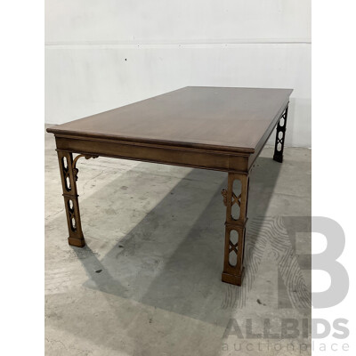 Chinese Chippendale Style Dining Table