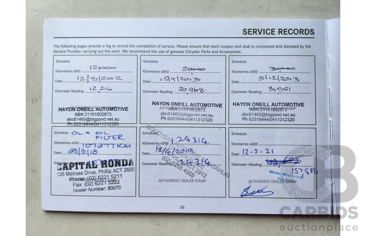 11/2011 Jeep Grand Cherokee Limited (4x4) WK 4d Wagon White 3.6L