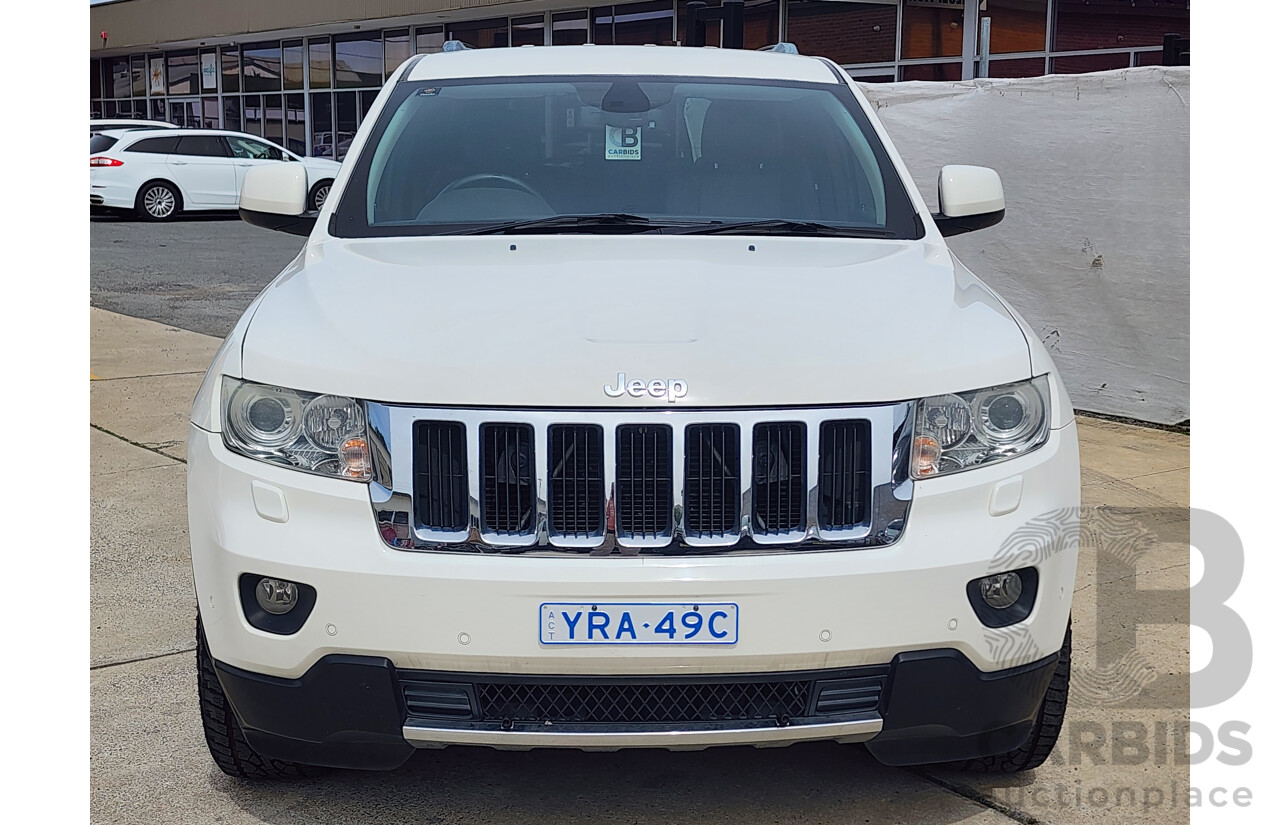 11/2011 Jeep Grand Cherokee Limited (4x4) WK 4d Wagon White 3.6L
