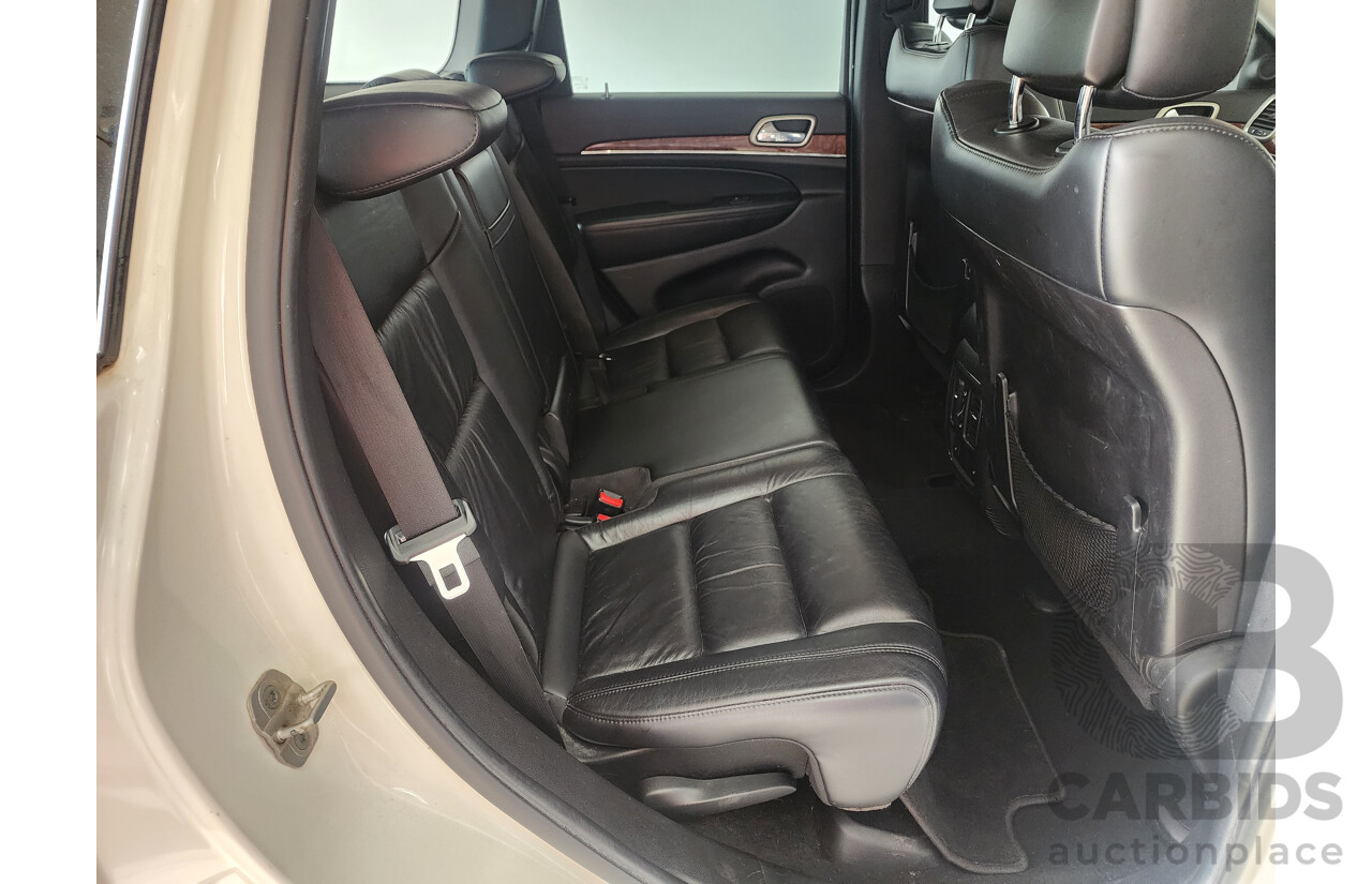 11/2011 Jeep Grand Cherokee Limited (4x4) WK 4d Wagon White 3.6L