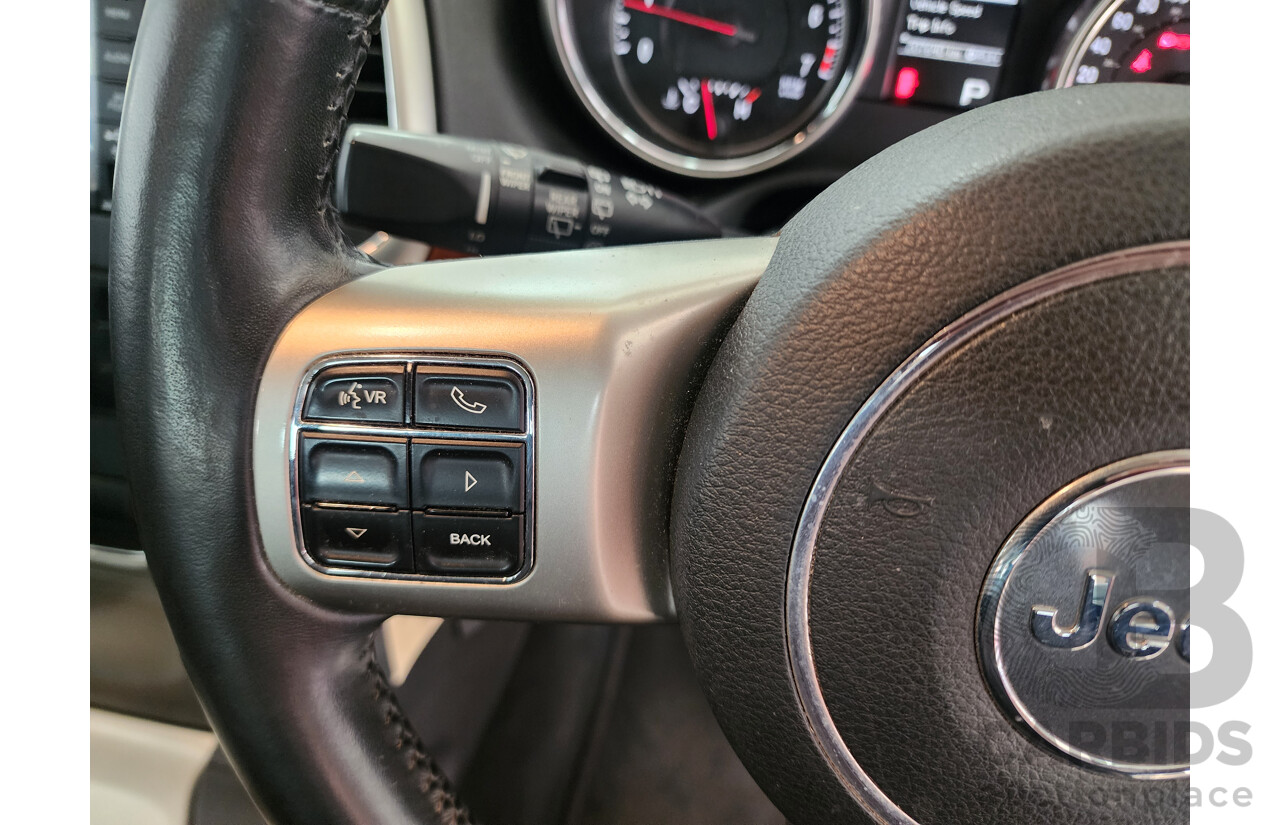 11/2011 Jeep Grand Cherokee Limited (4x4) WK 4d Wagon White 3.6L