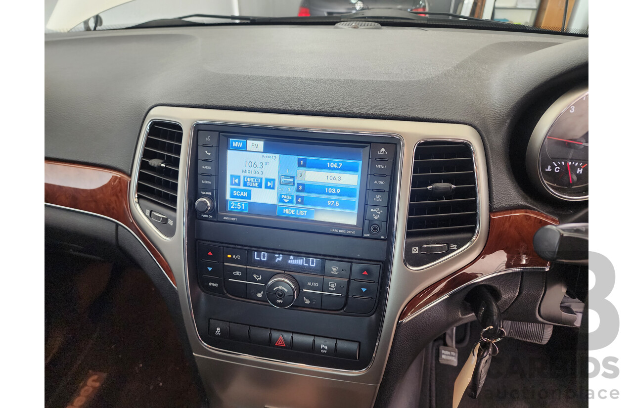 11/2011 Jeep Grand Cherokee Limited (4x4) WK 4d Wagon White 3.6L