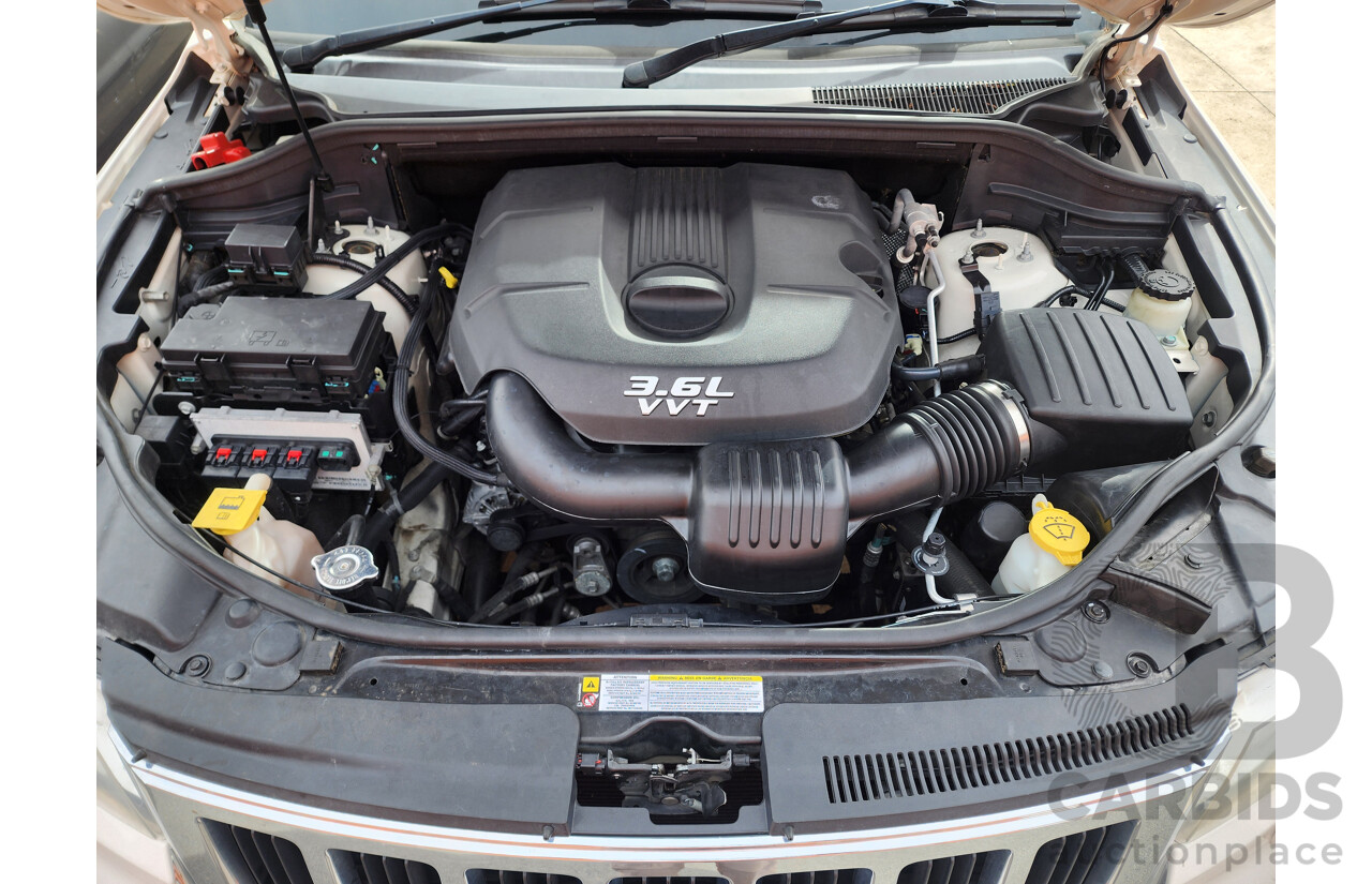 11/2011 Jeep Grand Cherokee Limited (4x4) WK 4d Wagon White 3.6L