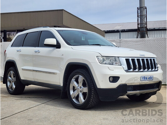 11/2011 Jeep Grand Cherokee Limited (4x4) WK 4d Wagon White 3.6L