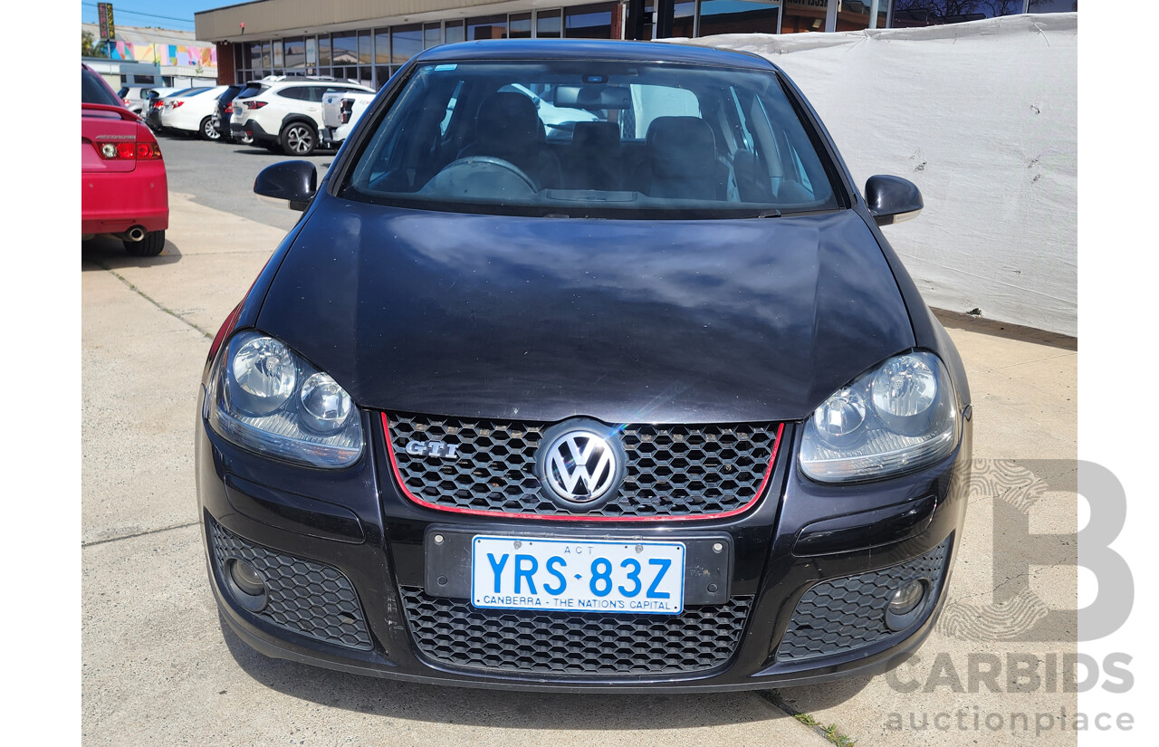8/2006 Volkswagen Golf GTi 1K 5d Hatchback Black 2.0L