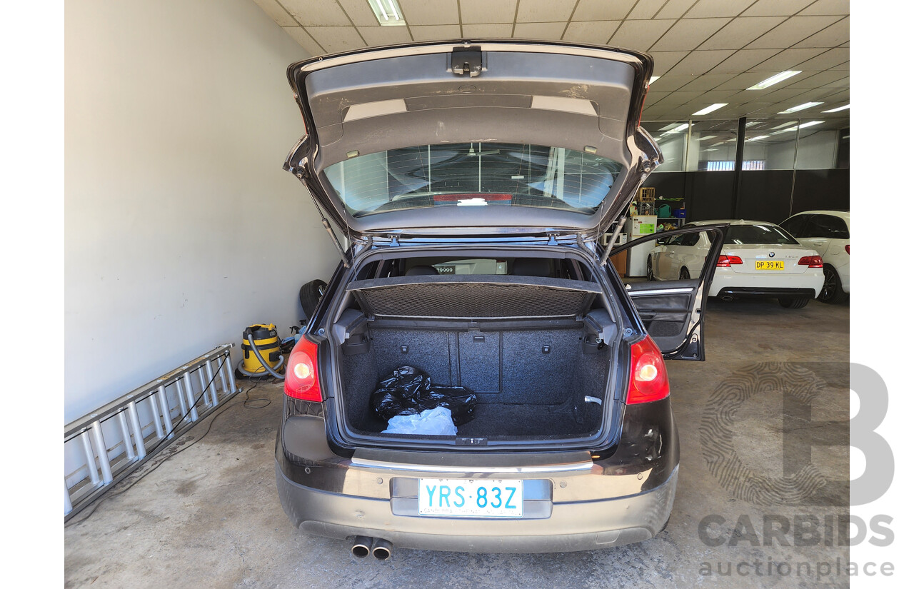 8/2006 Volkswagen Golf GTi 1K 5d Hatchback Black 2.0L