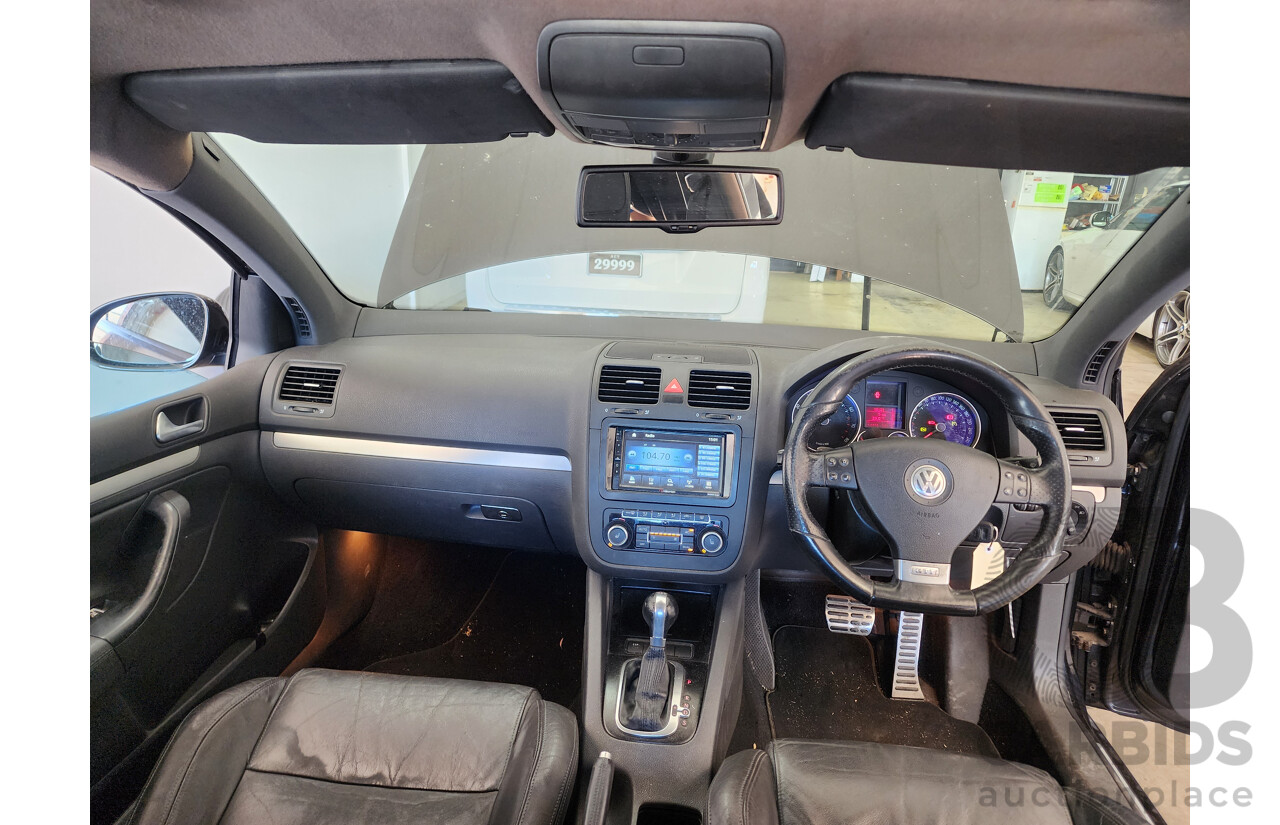 8/2006 Volkswagen Golf GTi 1K 5d Hatchback Black 2.0L