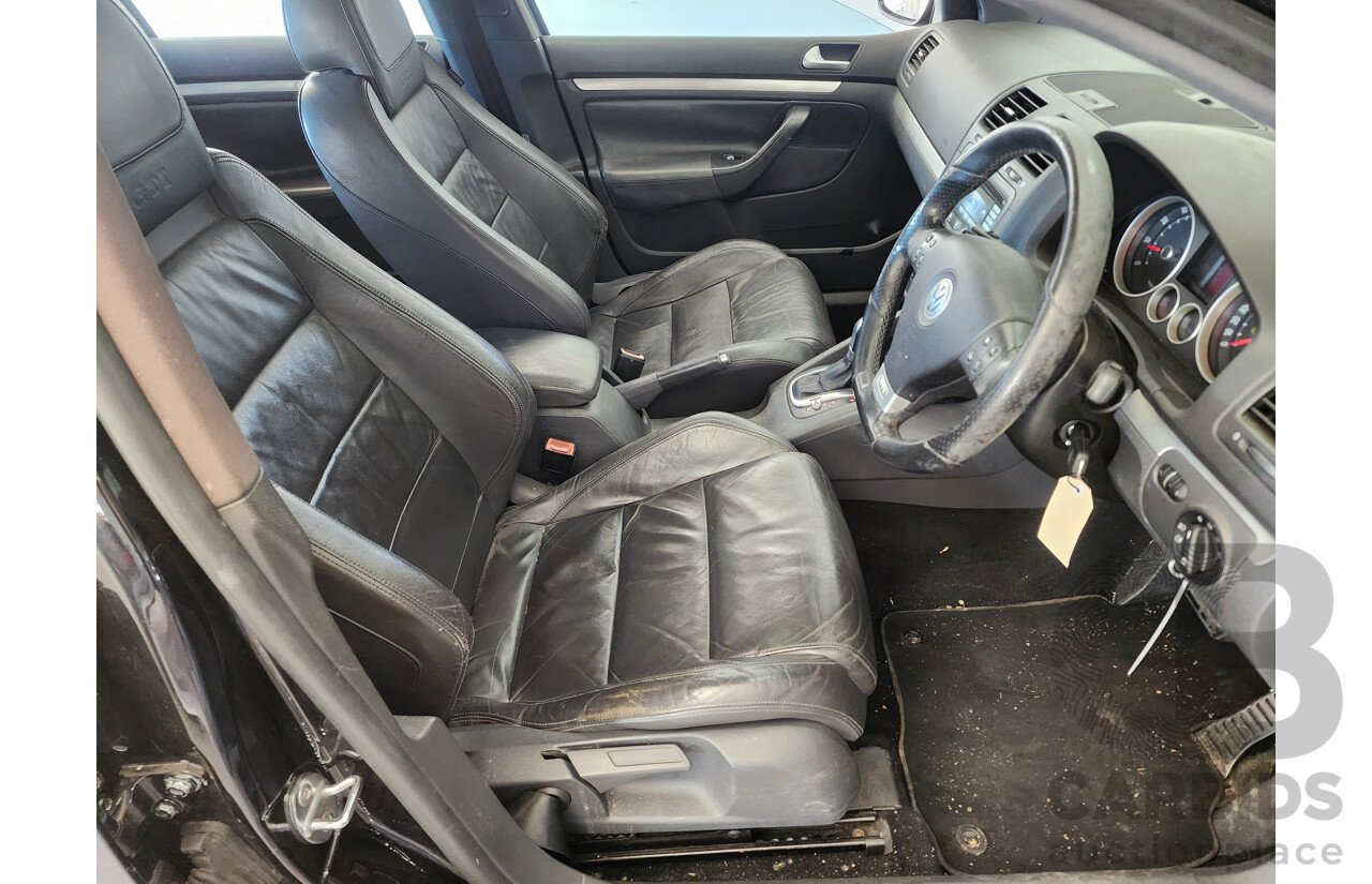 8/2006 Volkswagen Golf GTi 1K 5d Hatchback Black 2.0L