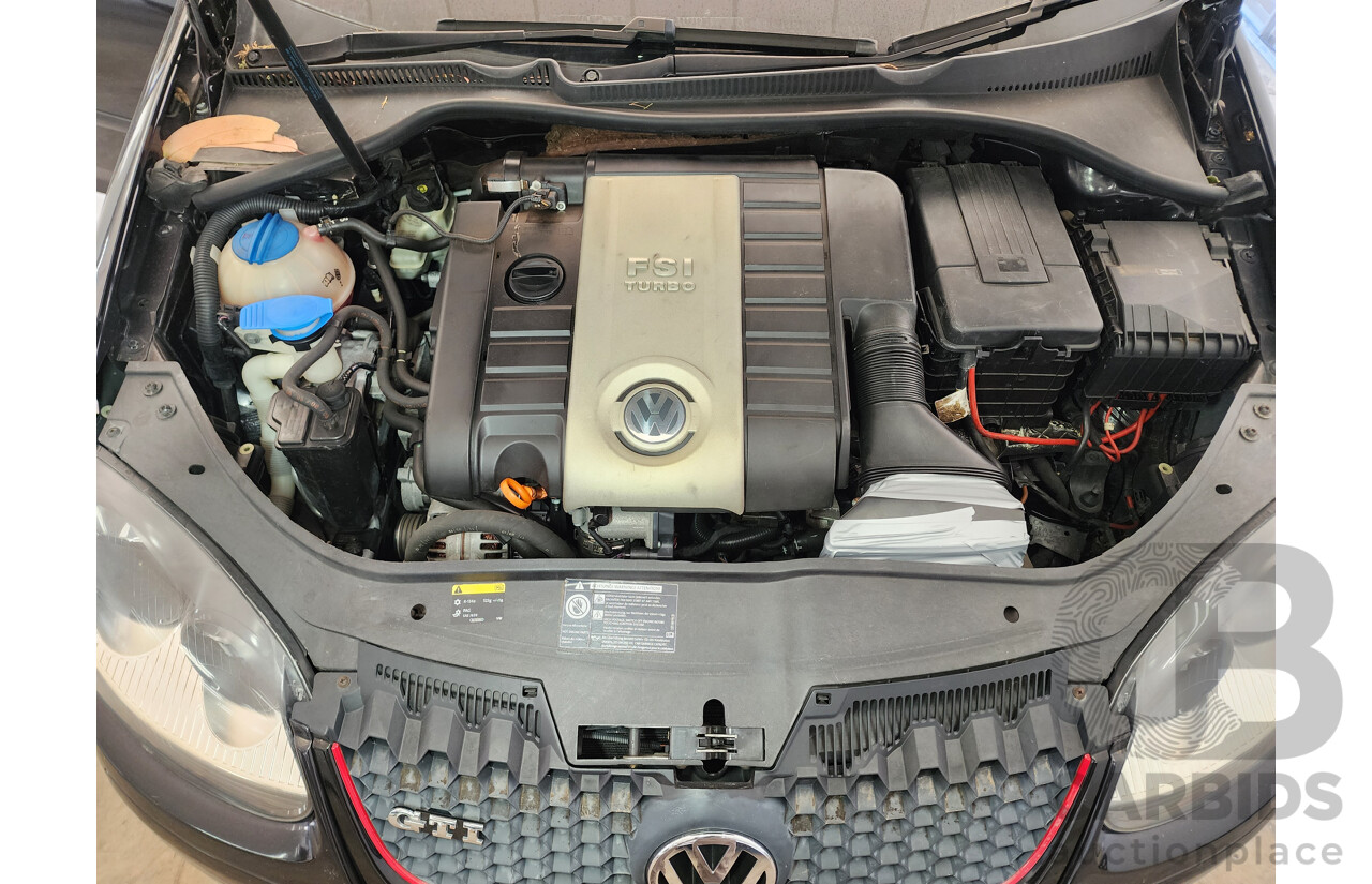 8/2006 Volkswagen Golf GTi 1K 5d Hatchback Black 2.0L