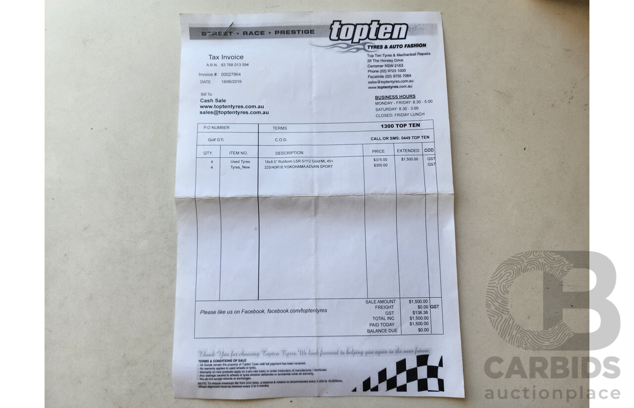 8/2006 Volkswagen Golf GTi 1K 5d Hatchback Black 2.0L