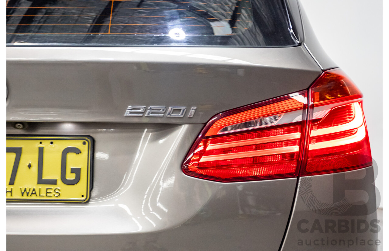 6/2017 BMW 220i Active Tourer Luxury Line F45 MY18 4D Wagon Sparkling Brown Metallic Turbo 2.0L